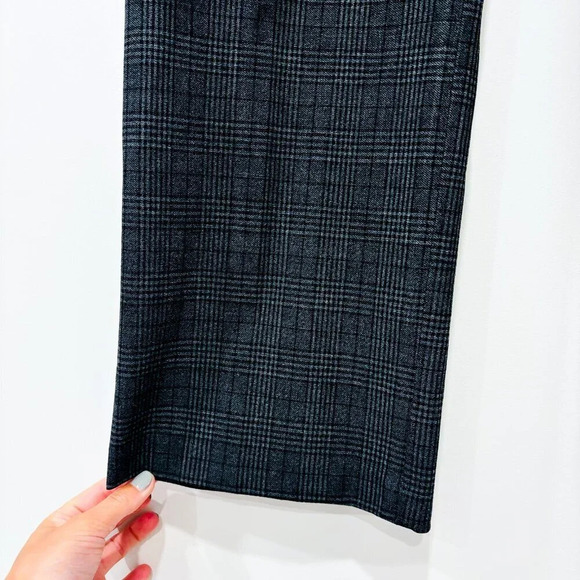 HILARY RADLEY Grey Plaid Straight-Leg Dress Pants | Size 10 * - Picture 8 of 8